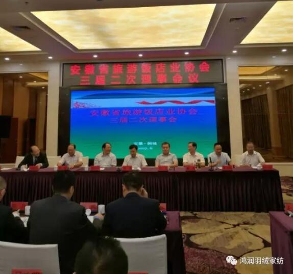 安徽省旅游飯店業(yè)協(xié)會(huì)三屆二次理事會(huì)在桐城國(guó)際大酒店召開